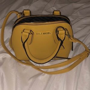 Mustard yellow Steve Madden purse